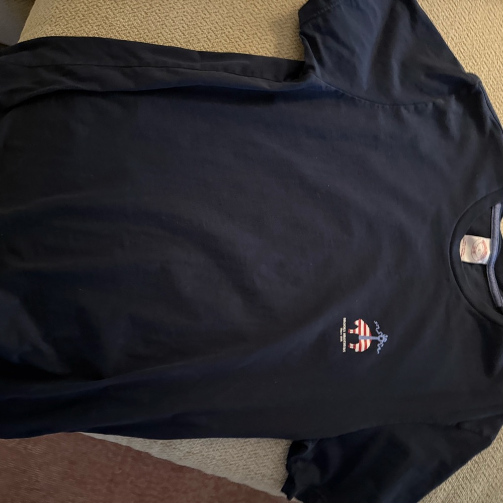 Brooks Brothers Dark Blue Short Sleeve Tee